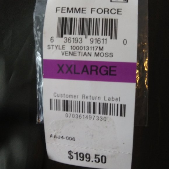 INC Floral Embroidered Trench Coat XXL NO BELT venetian moss green - Picture 3 of 15